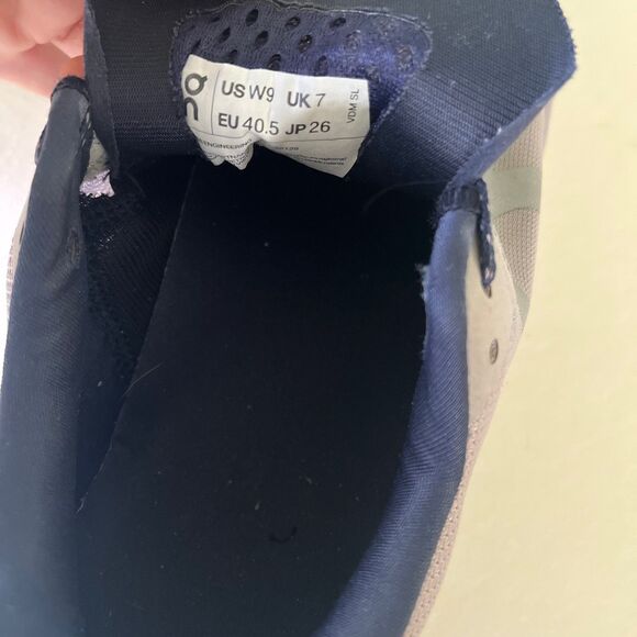 ON Running Cloud Women's Size 9 Cloudmonster Pearl/Arctic Purple Shoes - Picture 7 of 8